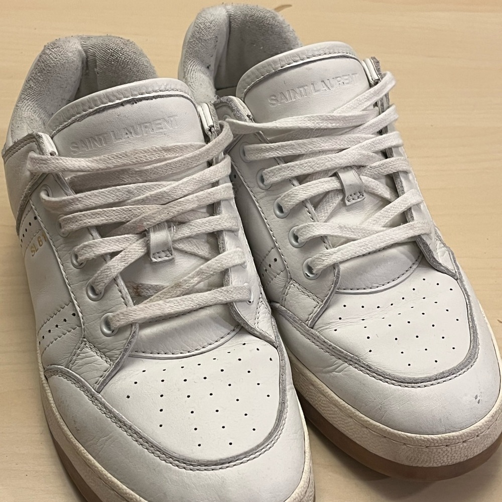 Saint Laurent Classic White Sneakers